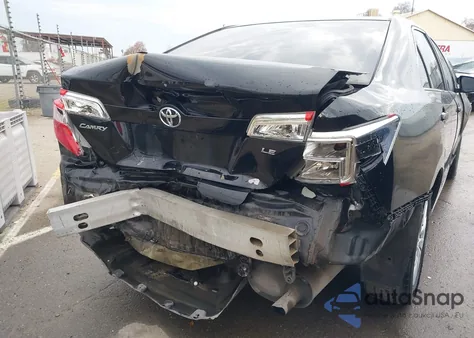 2012 Toyota Camry Le z USA, uszkodzony, nr VIN 4T1BF1FK0CU194379